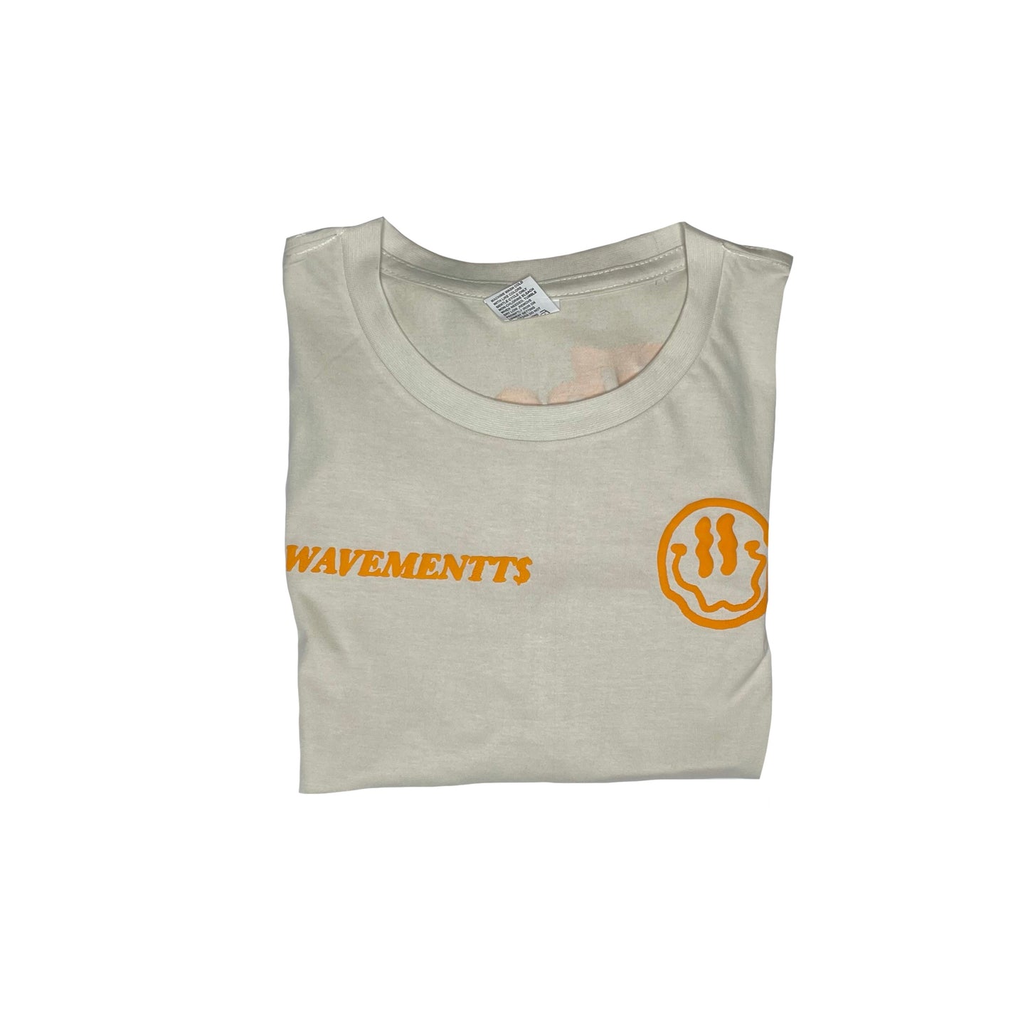 Beige & Orange Tee