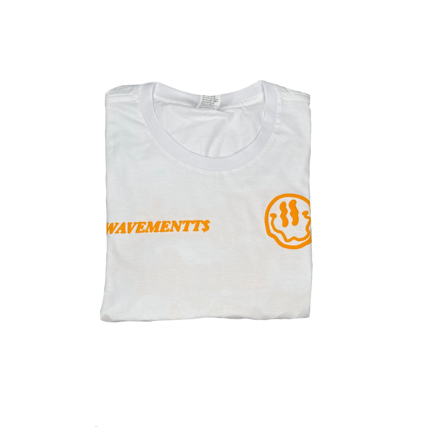 White & Orange Tee