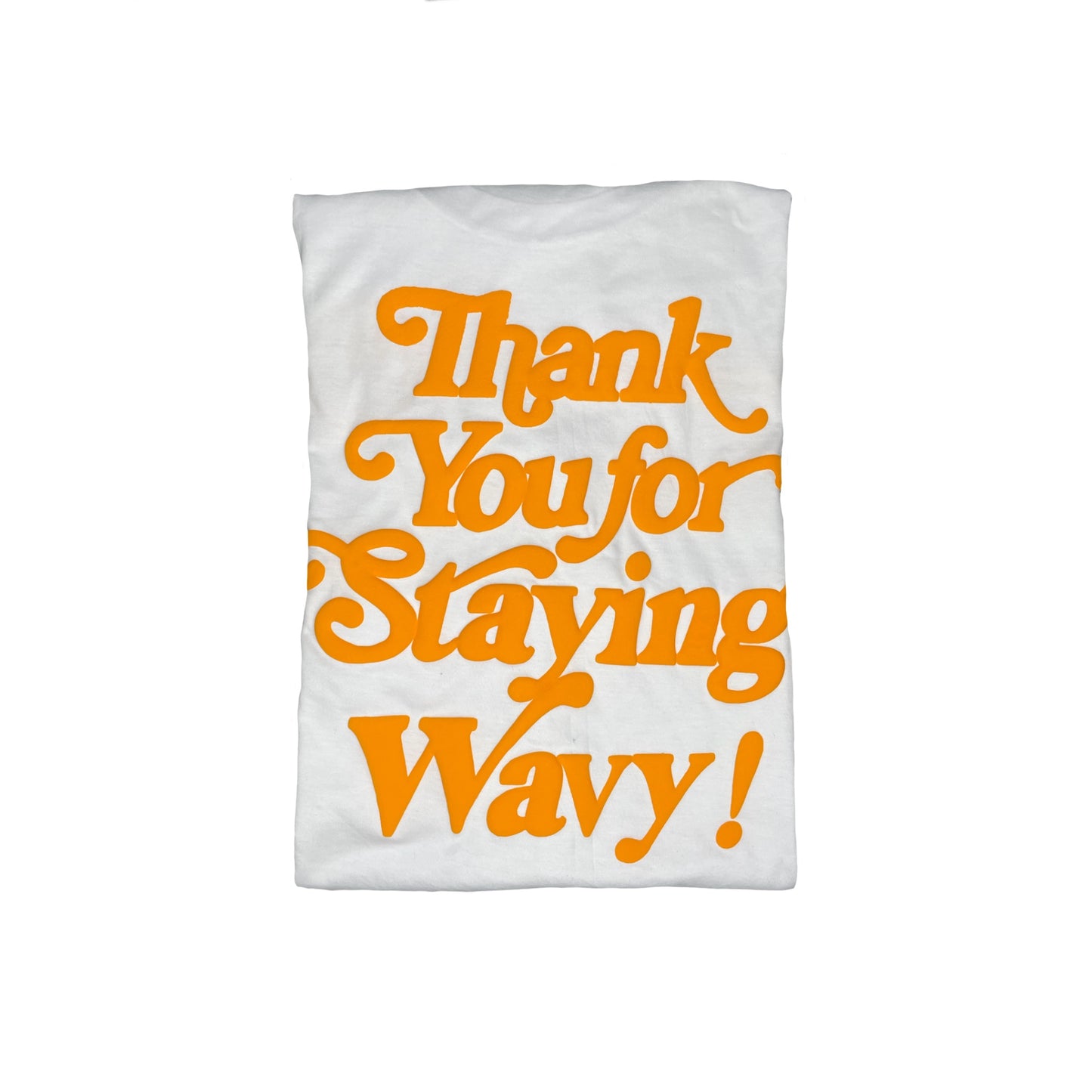 White & Orange Tee